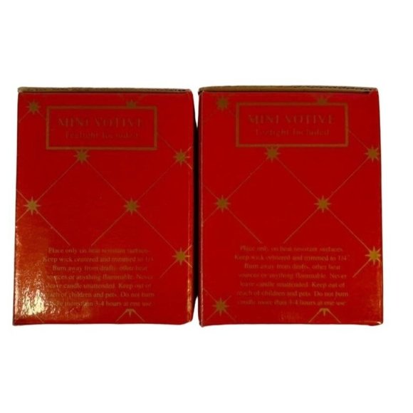 Nativity Angels Votive Candle Holders Macys Home for the Holidays 1997 Set Of 2 - Picture 7 of 9